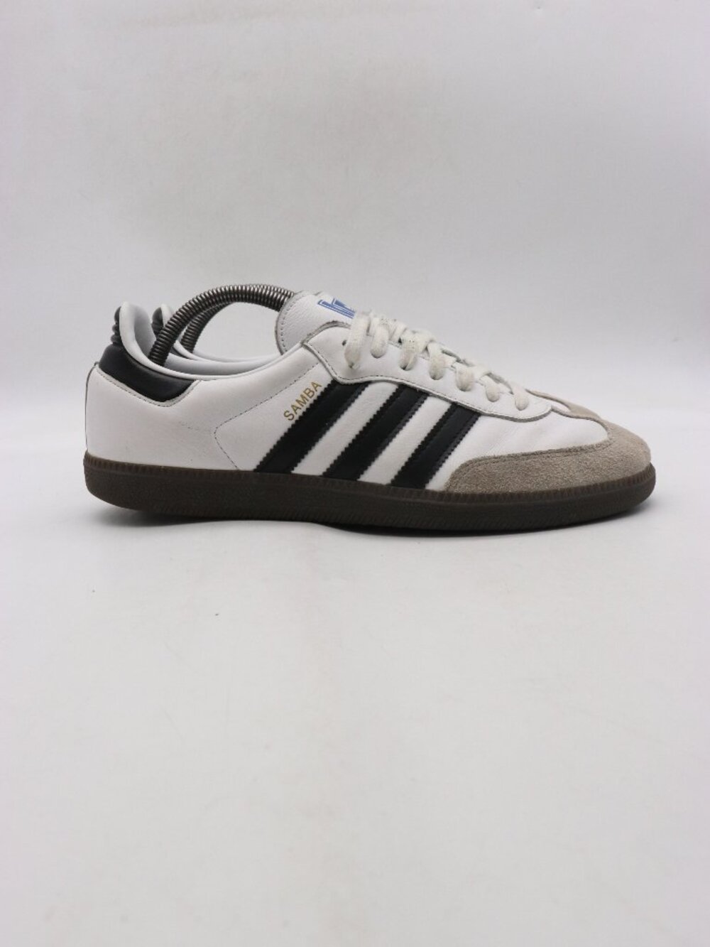 Adidas Samba OG Men's Size 9.5 White Black Gum Athletic Leather Shoes Sneakers